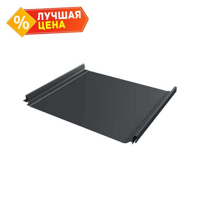 Фальцевая кровля Кликфальц Pro Grand Line 0,45 Drap RAL 7016 Антрацитово-Серый
